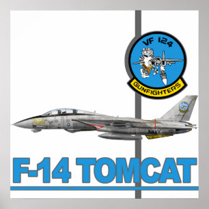 VF-124 Kämpfer drucken Poster