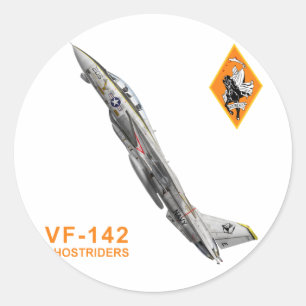 VF-142 Ghostriders Runder Aufkleber