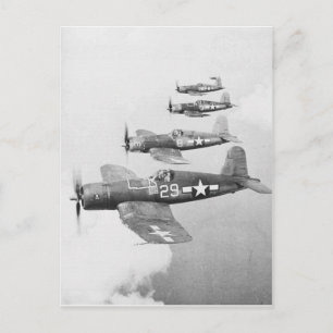 VF-17 F4U4 CORSAIRS POSTKARTE