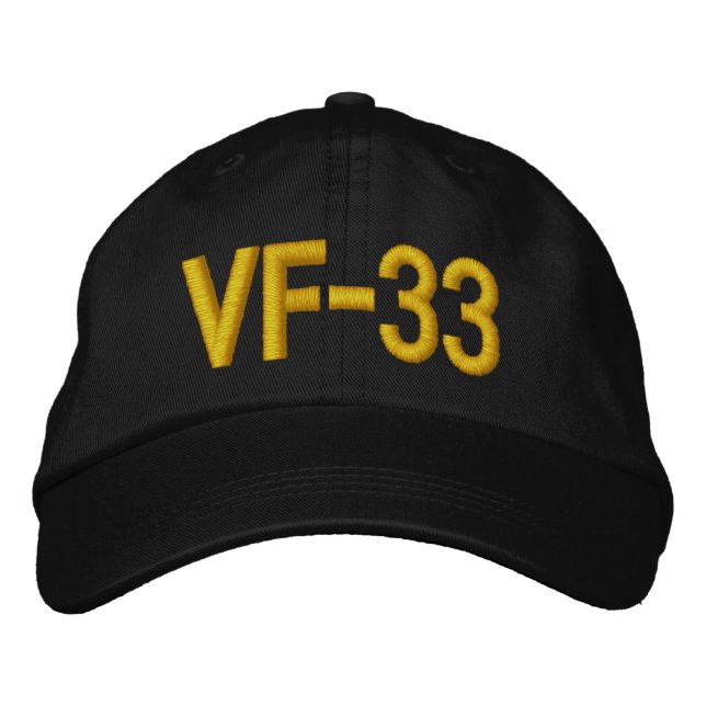 VF-33-Hat Bestickte Baseballkappe (Vorderseite)