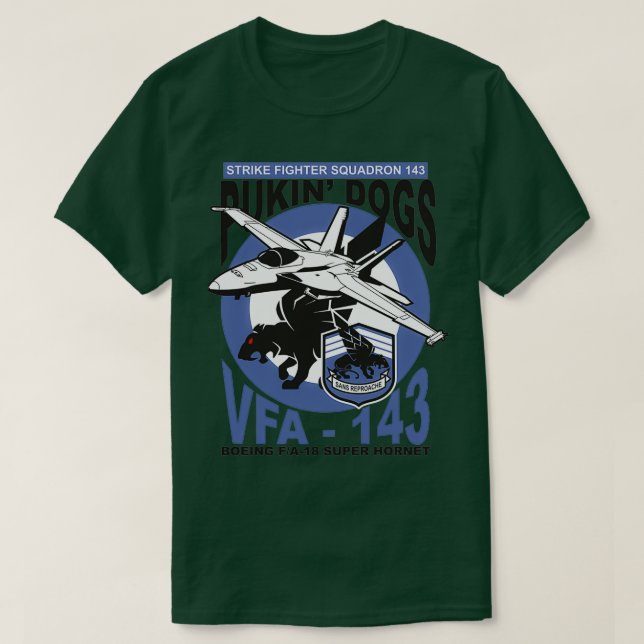 VFA143 Pukin-Hunde  T-Shirt (Design vorne)