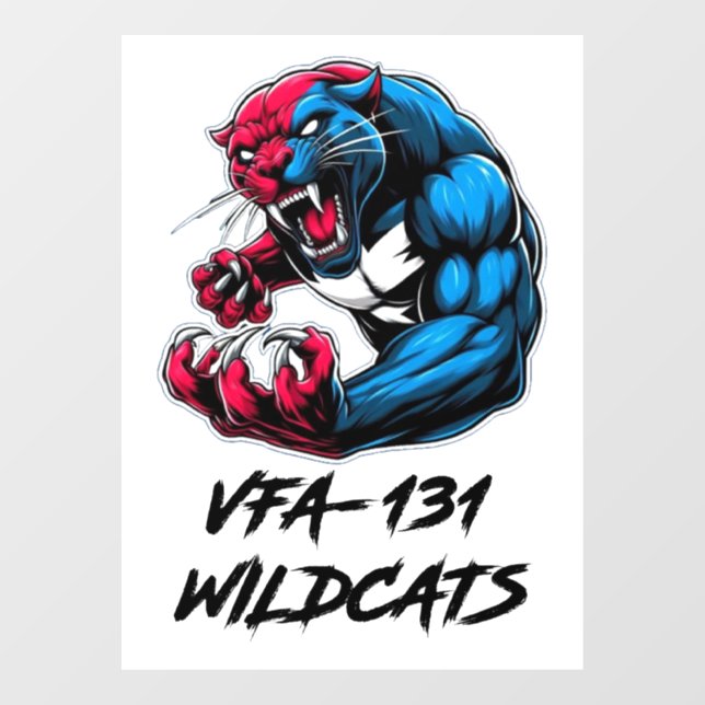 VFA-131 Window Decals & Window Clings Fensteraufkleber (Blatt)