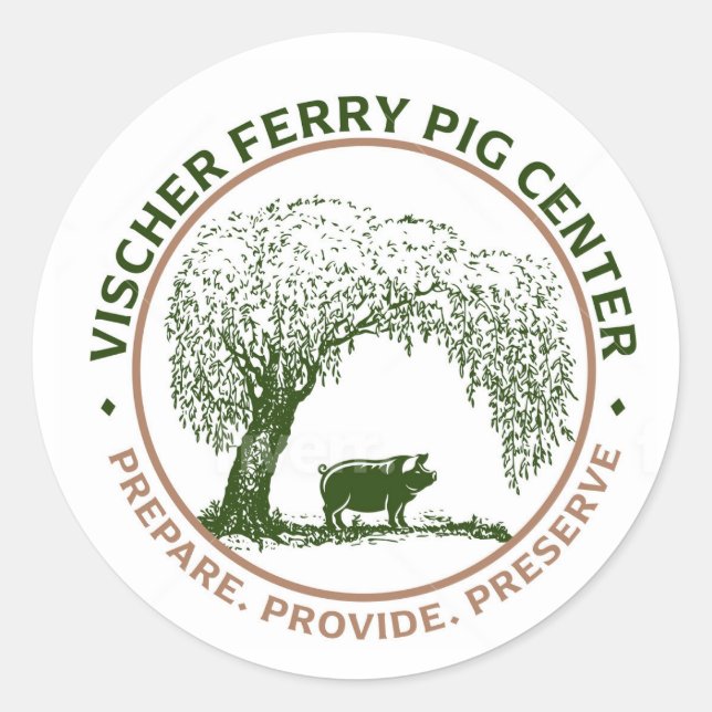 VFPC-Sticker Runder Aufkleber (Vorderseite)