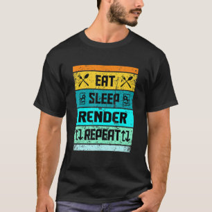 Vfx Artist Cgi Film Director Student Animation Ren T-Shirt