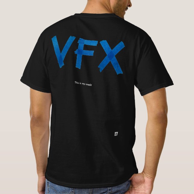 VFX Crew Shirt - blau/dunkel (Rückseite)
