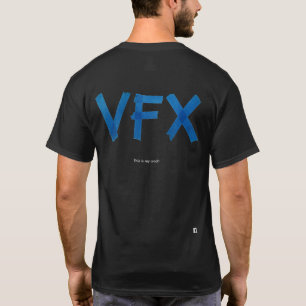 VFX Crew-Shirt - Blau/Dunkelheit T-Shirt