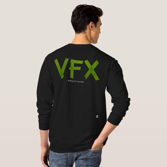 VFX Crew Shirt Long Sleeve - grün/dunkel (Schwarz voll)