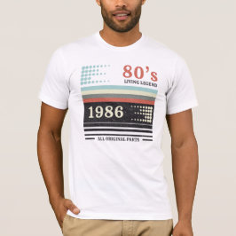 VHS Cassete 1986 Limited Edition | Geburtstagsgesc T-Shirt