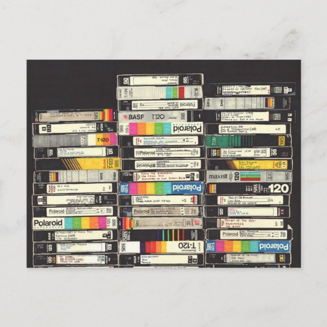 VHS-Kassen Postkarte (Vorderseite)