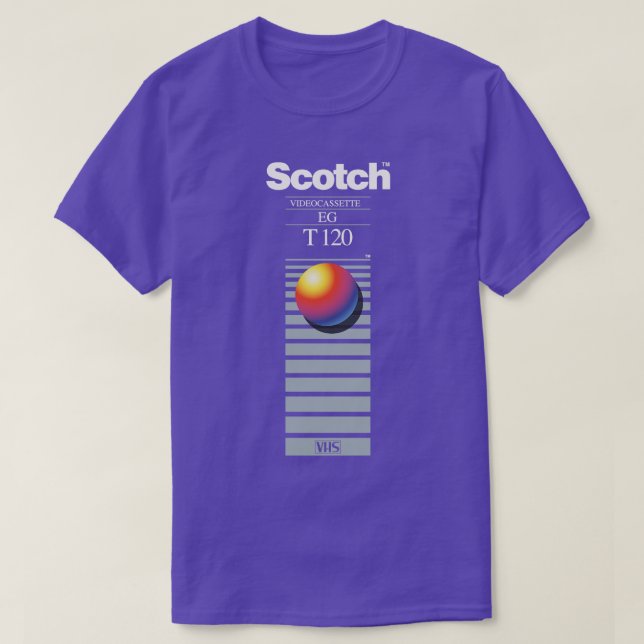 VHS-Tape-80er T-Shirt (Design vorne)