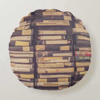 VHS TAPE LOT RUNDES KISSEN