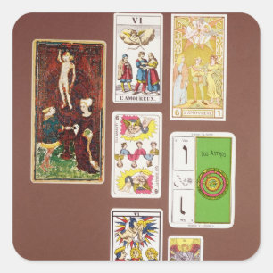 VI Die Liebenden Quadratischer Aufkleber