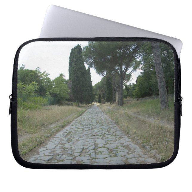 Via Appia Appian Weg, römische Straße Laptopschutzhülle (Vorderseite)