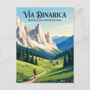 Via Dinarica Trail Bosnien und Herzegowina Postkarte