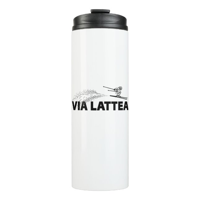 Via Lattea Skispringer Thermosbecher (Vorderseite)