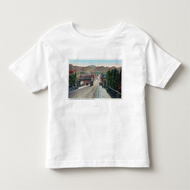 Viaduct-Ansicht von MittelStreetPocatello, Kleinkind T-shirt (Vorderseite)