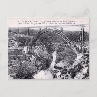Viadukt von Garabit Vintage Postkarte