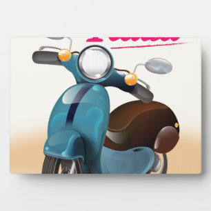 Viaggio a Italia Reiseplakat Fotoplatte