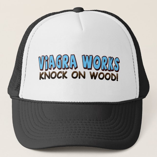 Viagra-Arbeiten Truckerkappe (Vorderseite)