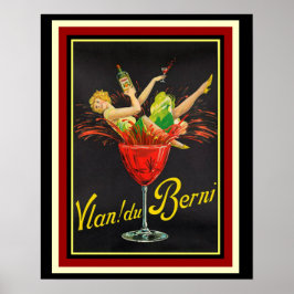 Vian! du Berni- Cappiello Ad Poster 16 x 20