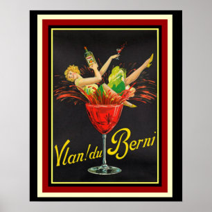 Vian! du Berni- Cappiello Werbeplakat 16 x 20 Poster