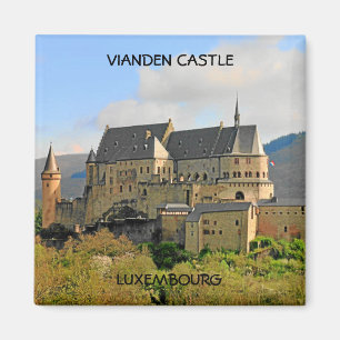 VIANDEN CASTLE, LUXEMBURG MAGNET