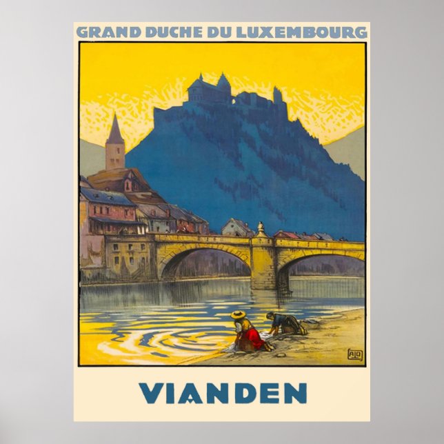 Vianden, Luxemburg Poster (Vorne)