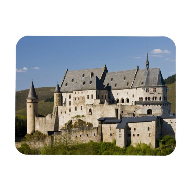 Vianden. Vianden Chateau (geb. 15. Magnet (Horizontal)