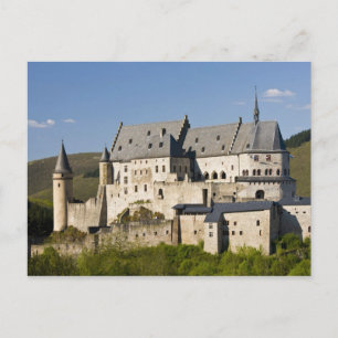 Vianden. Vianden Chateau (geb. 15. Postkarte