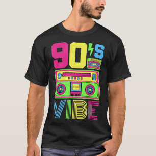 Vibe 1990 Style Fashion 90 Theme Outfit Nineti T-Shirt