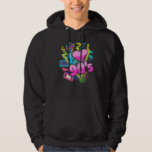Vibe 90er Jahre Kostüm Retro Vintag 90u2019s 2 Hoodie