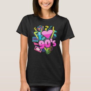 Vibe 90er Jahre Kostüm Retro Vintag 90u2019s 2 T-Shirt
