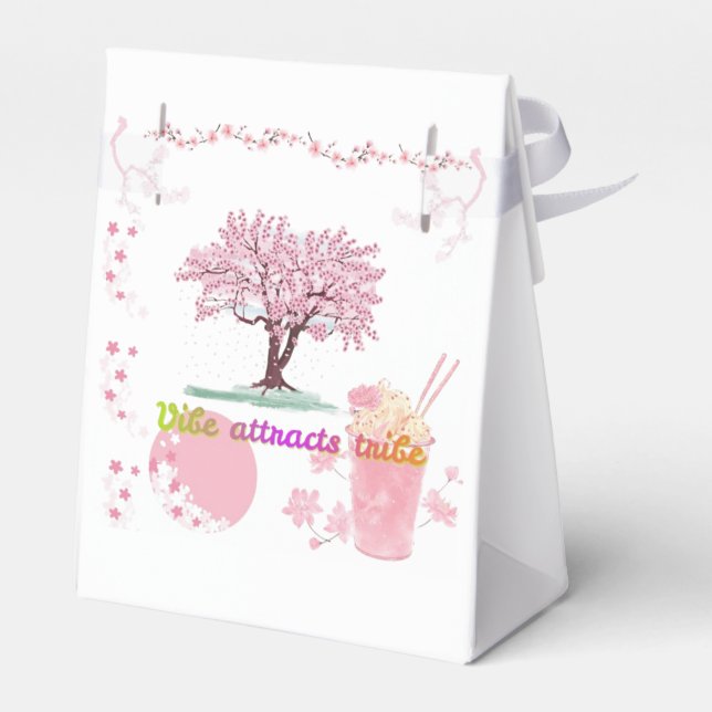 Vibe Attracts Tribe Geschenkschachtel (Rückseite)