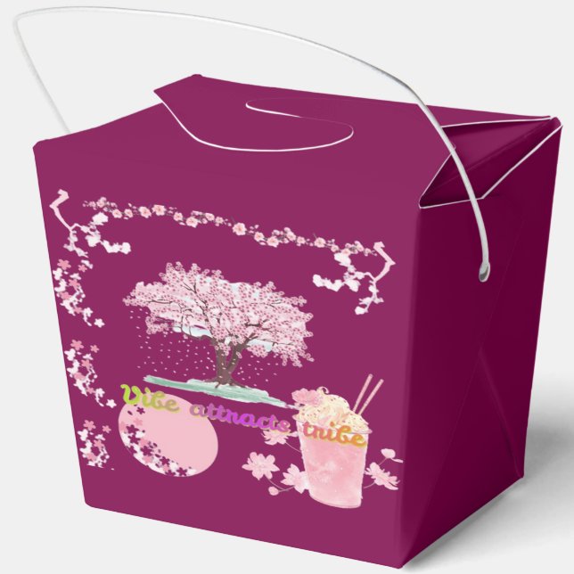 Vibe Attracts Tribe wine Geschenkschachtel (Rückseite)