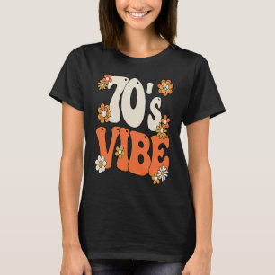 Vibe Costume 70er Party Outfit Groovy Hippie P T-Shirt