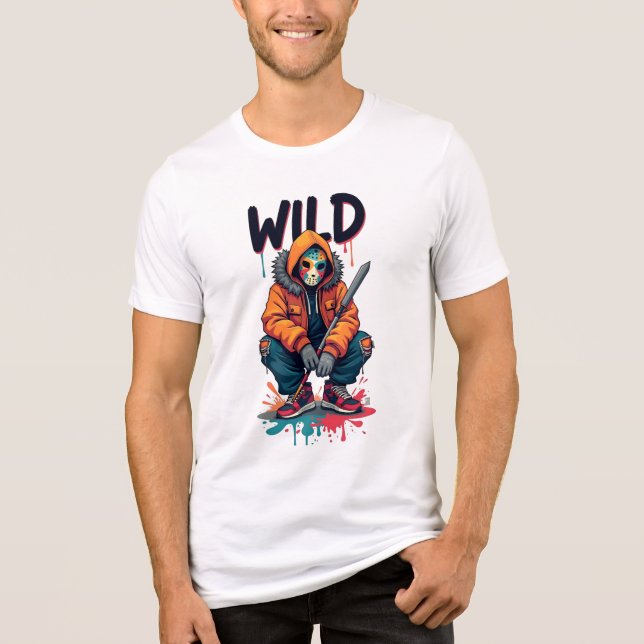 "Vibe of the Streets" Tri-Blend Shirt (Vorderseite)