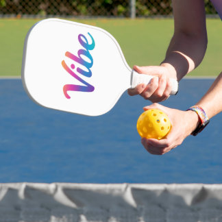 Vibe Rainbow Script Pickleball-Schläger – Pickleball Schläger