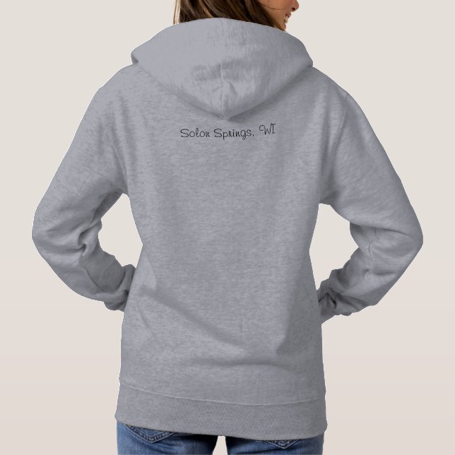 Vibe und Flow Yoga Sweatshirt (Rückseite)