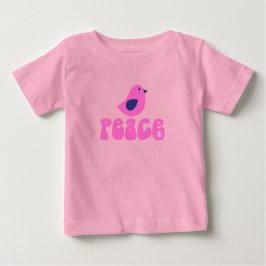 Vibe von Peace Reto 1960s Baby T-shirt