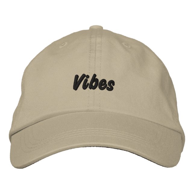Vibes Bestickte Kappe (Vorderseite)
