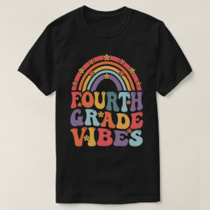 Vibes Boho Rainbow Zurück zur Schule T-Shirt