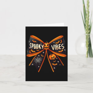 Vibes Coquette Bow Groovy Halloween Women Girls Ki Karte