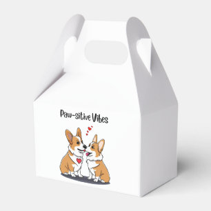 Vibes Corgis in Liebe Geschenkschachtel