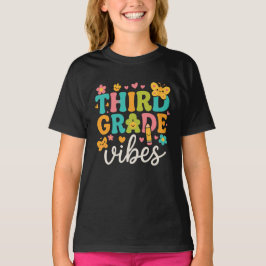 Vibes der dritten Klasse - Niedlich zurück zur Sch T-Shirt