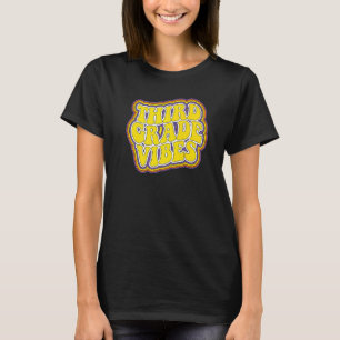 Vibes der dritten Klasse Rückkehr zur Schule Neue  T-Shirt