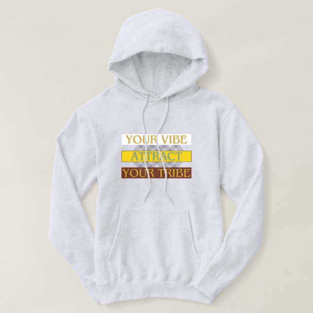 Vibes-Kapuzenshirt Hoodie (Design vorne)