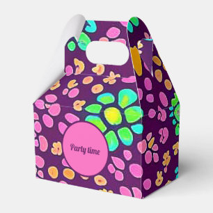 Vibes Lila Color Summer Pattern Gefälligkeitsbox d Geschenkschachtel