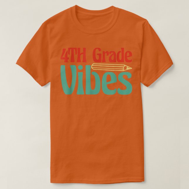 Vibes of Girls Boys Kinder Lehrer Zurück T T-Shirt (Design vorne)