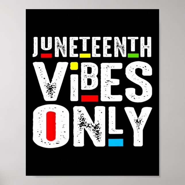 Vibes only 1865 Independence Day Poster (Vorne)