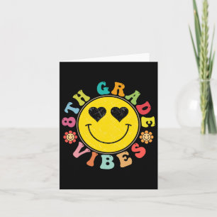 Vibes vom 8. bis 19. Jubiläum mit dem Face Smile z Karte